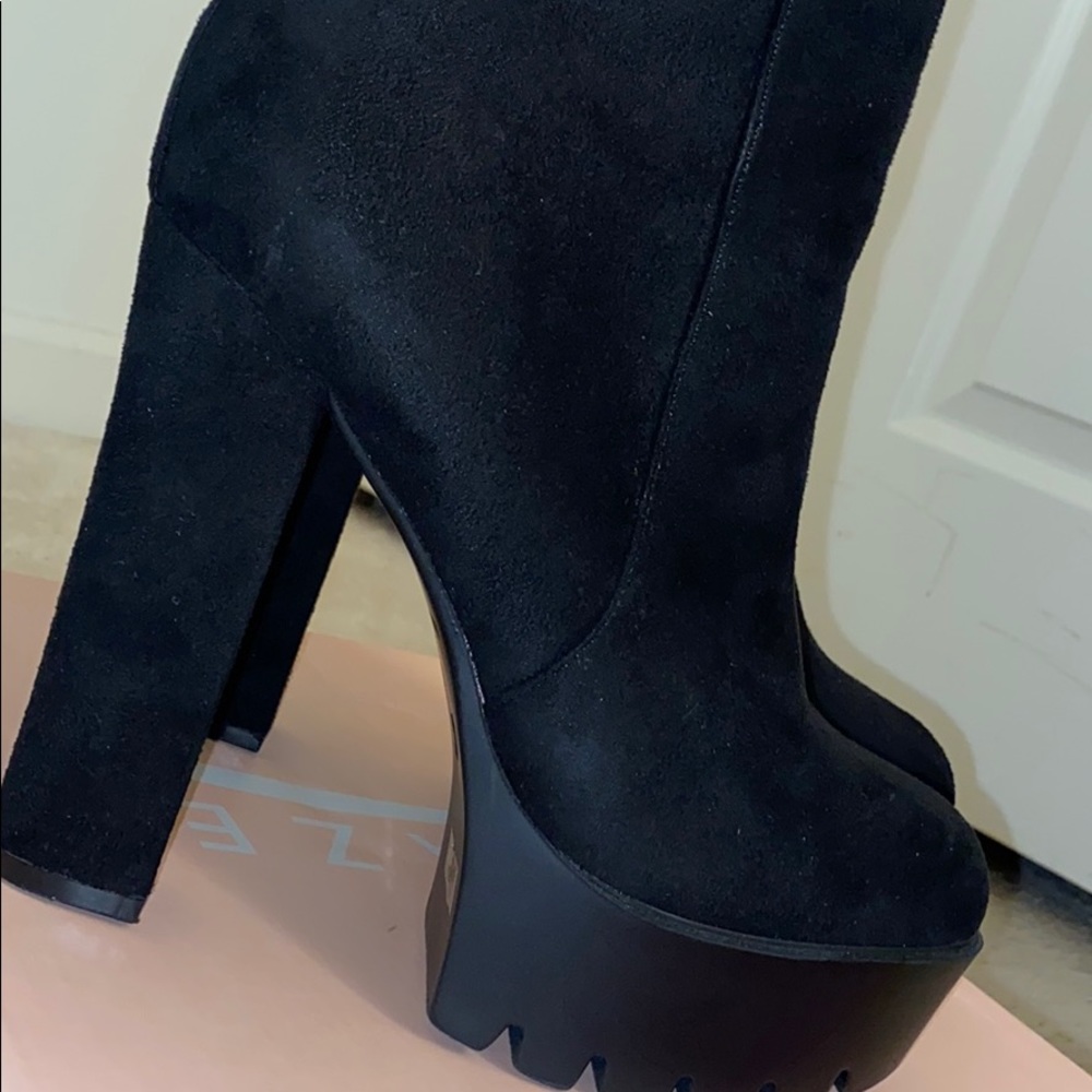 Black booties